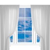 Wesiti 4 Packs Curtain Single Rods for Windows Adjustable Tension