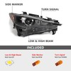 Huray LED Headlight Assembly for Mazda CX-5 CX5 2017-2021 w/o
