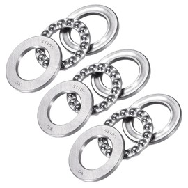 Kozelo 3pcs 51105 Thrust Ball Bearing - [25mm x 42mm x 11mm] Chrome Steel Miniature Thrust Bearing with Washer for Machine Tool Use