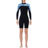 1.5MM Diving Onepiece Swimsuit Wetsuit Short Trousers for Snorkeling Surfing(Woman