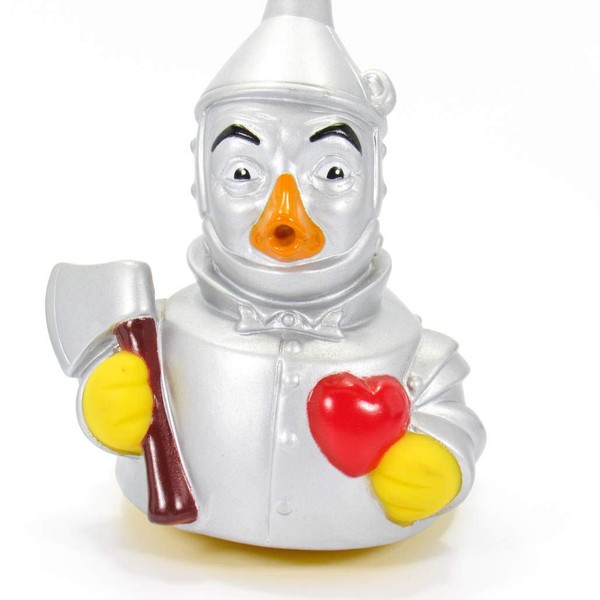 CelebriDucks Tin Woodsman - Premium Bath Toy Collectible - Fantasy Movie Themed - Perfect Present for Collectors, Celebrity Fans, Music, and Movie Enthusiasts