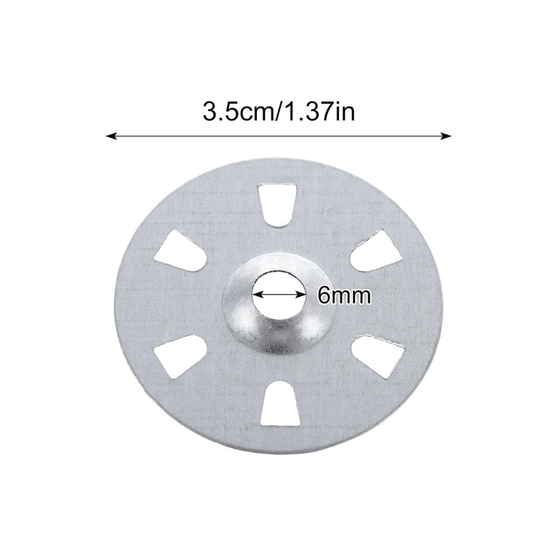 ASelected 300Pcs Easy Fix Washers 6 holes Washers 35mm Diameter