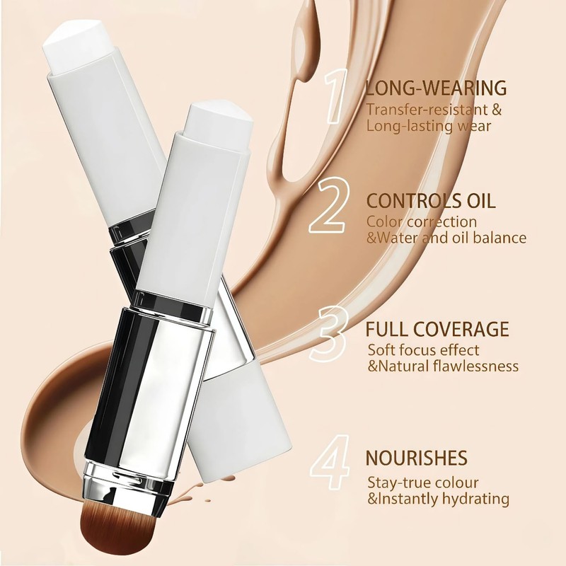 Hestia Color Changing Foundation Stick - 2-in-1 Korean Makeup Stick