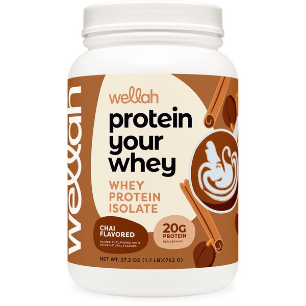 Wellah Wellah Protein Your Whey (30 Servings, Chai Flavored) -