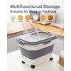 DDMOMMY 20-30 Lbs Rice Storage Container,Collapsible Food Storage Containers with