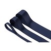 [Zofrud] Navy Double Face Satin Ribbon 3 Rolls Set -