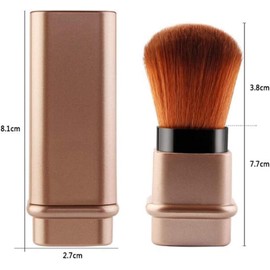 Limpiador De Polvo Suave para Uñas Retráctil, Cepillo De Limpieza, Gel Acrílico UV, Herramienta De Manicura para Eliminación De Polvo, Cepillo De Maquillaje