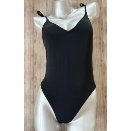 Victoria's Secret Nwt PINK Victorias Secret Plunge One Piece Swimsuit Black L