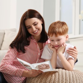 Vienrose Baby Photo Album 10 x 15 Slip-in Album Set of 6 Transparent Photo Album Wedding & Family Album for DIY