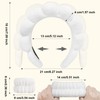 Paifeancodill Spa Headband for Women, 1 Pcs Sponge Spa Headband,
