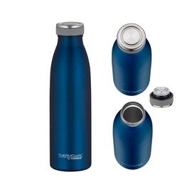 ThermoCafé 500 ml Leak-Proof Water Bottle, 4067.259.050 TC Bottle, Thermos Flask, Stainless Steel Insulated Flask, Keeps Drinks Hot for 12 Hours and Cold for 24 Hours, Blue Colour