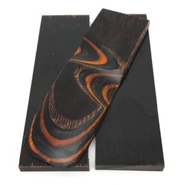 Dymalux "Ember Glow" Laminated Wood Knife Handle Scales- 1/4" x 1.5" x 5"