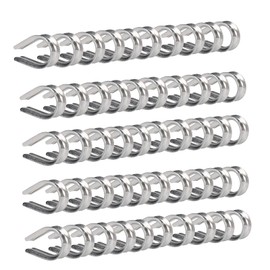 Pack of 50 Wire Rope Thimbles Diameter 3 mm Stainless Steel A4 V4A Wire Rope Thimbles in Industrial Quality Seawater and Acid Resistant Heart Thimble for Wire Rope Rope or Cable Thimble Rigging
