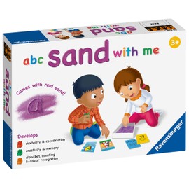 Ravensburger A, B, C Sand with Me Game - Educational Toys For 3 Year Olds and Up - Early Child Development Activity
