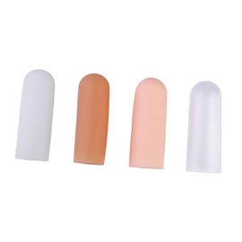 Anneome 4pairs Wear Resistant Thumb Protectors Comfortable Finger Sleeves Elastic Support for Men Women for Various Activities