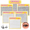 Freya Lash Clusters, 10mm Natural Wispy D Curl Individual Lashes