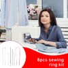 Sewing Loop Kit,8pcs Includes Easy and Quick Flexible Drawstring Threaders