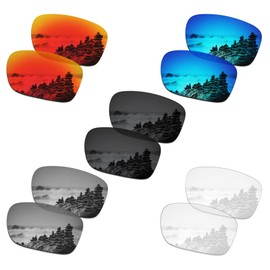 SmartVLT Set of 5 Men's Replacement Lenses for Oakley Wind Jacket Sunglass Combo Pack S01