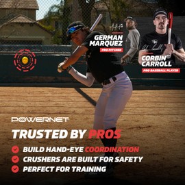 PowerNet Overload & Underload Training Baseball Bat Bundle, Baseball Training Equipment for Improved Speed, Power & Coordination (2 Bats + 12 Balls)