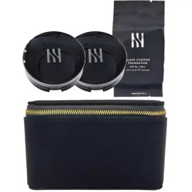 HERA 헤라블랙 쿠션 15g 21N1바닐라 (본품 2개+리필1개)+코스메틱백1개 Hera Black Cushion 15g 21N1 Vanilla (2 Pieces + 1 Refill) + Cosmetic Bag