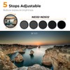 K&F Concept 72mm Variable ND Filter ND32- ND512 Adjustable Fader