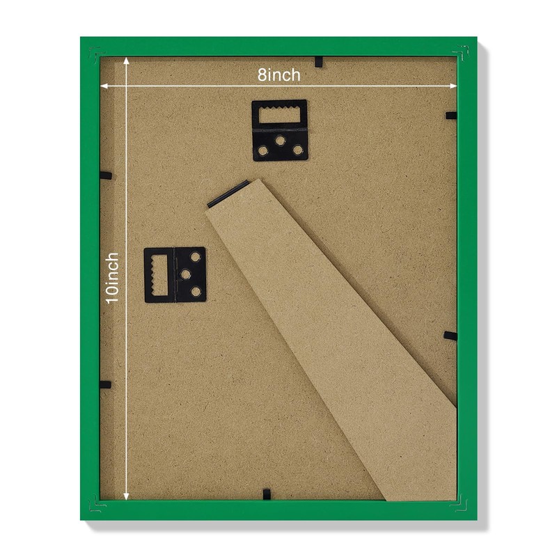Vittanly 8x10 Picture Frame, Display Pictures 5x7 with Mat or
