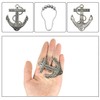 ZILucky Set of 12 Anchor Shower Curtain Hooks Decorative Home