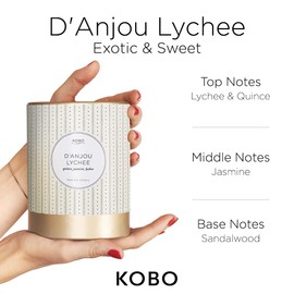 Kobo Candles Kobo Soy Candle, D'Anjou Lychee