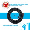 Aleasha Matte Black Finished Shower Hose, 63 Inches SUS 304