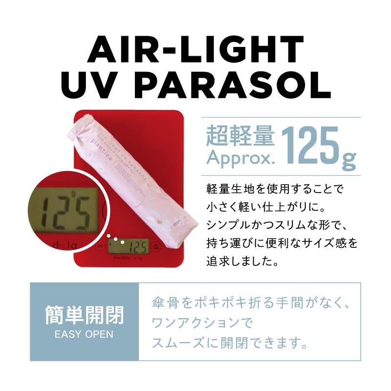 [2025] Wpc. Parasol [plantica × Wpc.] Light Shielding Lightweight Flower