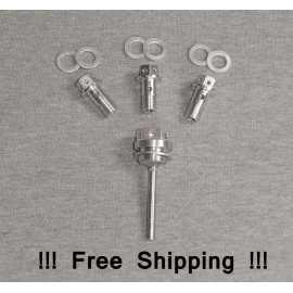 Moto Guzzino Ducati  Bevel  Single  N/C 250 350 Billet Filler Dipstick Banjo Bolt Kit Desmo