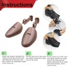 EchoDone 10 Pairs Practical Adjustable Length Men Shoe Tree Shoe