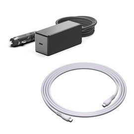 HKY 140W PD3.1 USB-C DC Car Charger for MSI Titan 18 HX AI Gaming Laptop MSI CreatorPro X18 HX Gaming Laptop PC Computer 3.8 Metres