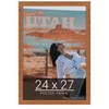 wallsthatspeak 24x27 Light Walnut Rustic Pine Picture Frame for Puzzles