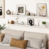 Venusmiles Bathroom Floating Shelves for Wall, 15" Wall Mounted Shelves
