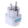 UK 15-PK Universal US AU UK to EU Socket Plug