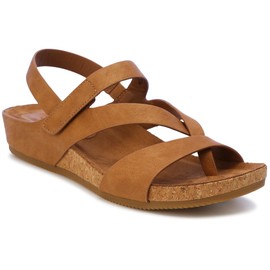 EuroSoft Women's Gianetta Sandal, Luggage, 6