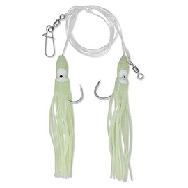 Rhino Premium Stone Bite Leader with Fishing Hook for Instant Use Monofilament Fishing Line Marine Fishing Accessories Self Luminous 1.15m