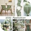 Cheesecloth Table Runner, Pack of 6 Sage Green Cheesecloth Table