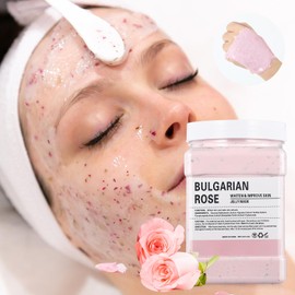 Jelly Masks for Facials Professional,Jelly Face Mask SkinCare Hydrating,Jelly Masks Powder for Face Moisturizing,Smoothing,Deep Cleaning,Oil Contral,for All the Skin 23 Fl Oz(Bulgarian Rose)