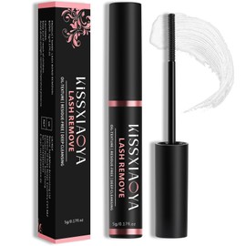 KISSXIAOYA Eyelash Glue Remover, for Eyelash Extensions, Suitable for Sensitive Eyes, Deep Cleansing, Burn-free Formula (5 g, Lash Bond Remover)