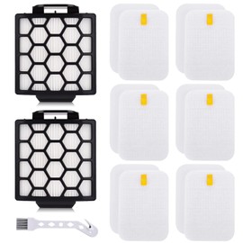 Anewise Replacement Filter for Shark Navigator Zero-M Pet Pro ZU102 ZU60 ZU62 ZU62C ZU55 NV150 NV150C NV151 NV251 Rotator Pet NV255 Upright Vacuum, 2 + 6 Foam Felt Filters, Part # 1238FT60 & 1239FT60