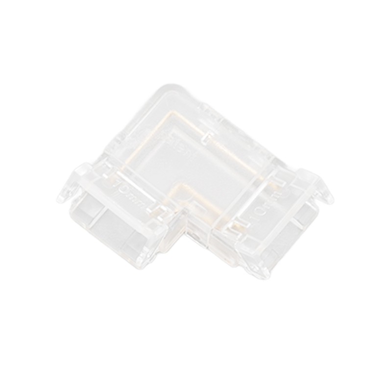 8pcs LED Strip Light Connector Professional Transparent 3Pin L Shaped