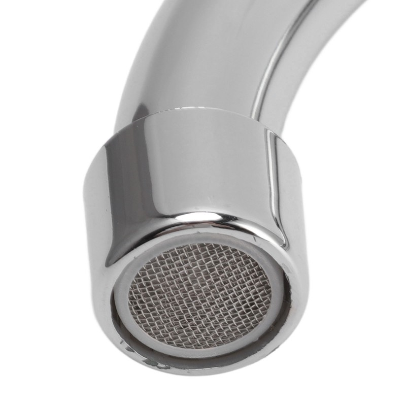 Foot Pedal Faucet Set Stainless Steel Hands Free Silver Touchless