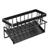 WITFAMILY Sink Organiser, Sink Organiser with Self-Draining Drain Tray, Sponge