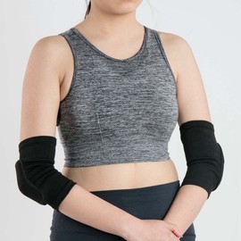 Fendawn Strive 2 PCS Elastic Sponge Elbow Pads Support, Soft Breathable Elbow Sleeve, Black