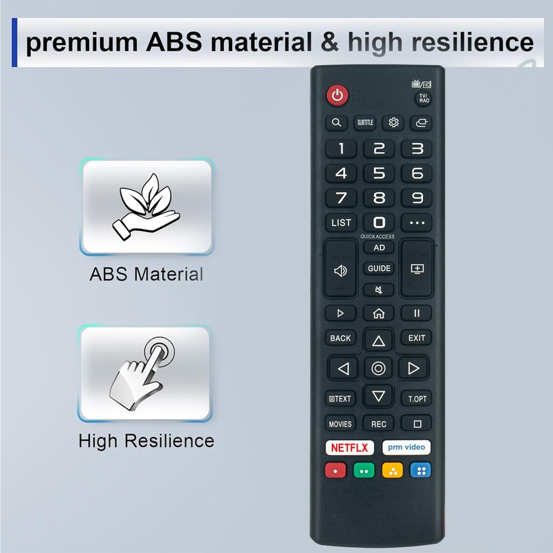 Replacement Universal Remote Control Suitable for Gelhard/Smart Tech 40QW01V, GTV2226,