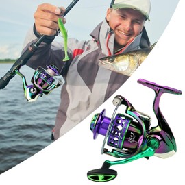 Fishing Reels - Spin Reels Freshwater,Gear Ratio Wheel Baitcasting Spinner for Adventures Inshore Catfish Catfishing Trout Bass