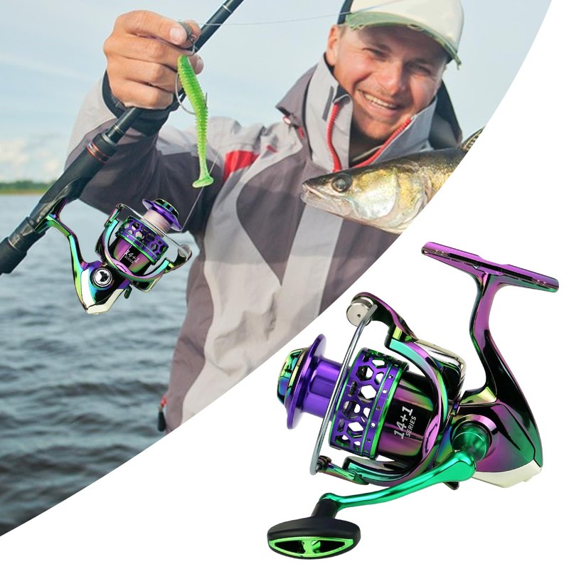 Fishing Reels - Spin Reels Freshwater,Gear Ratio Wheel Baitcasting Spinner