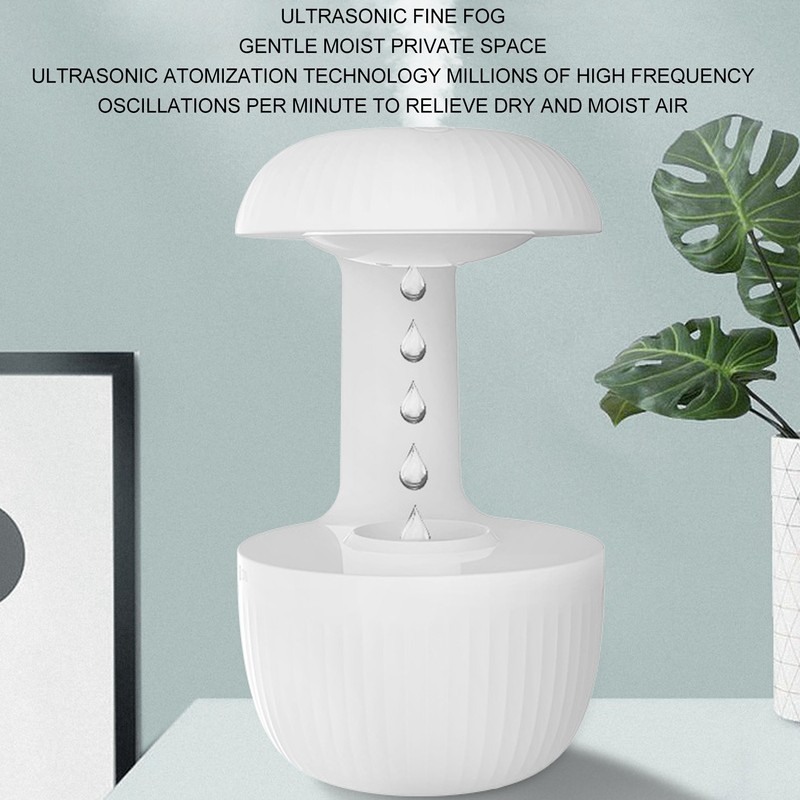 Cool Mist Humidifier 500ml Type C Anti Gravity Water Drop